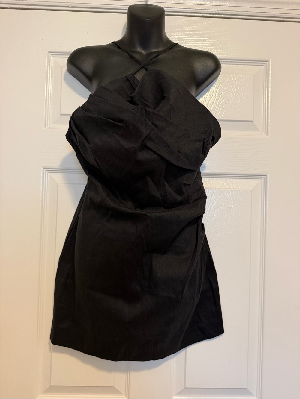 Women’s Black Halter Cocktail Dress